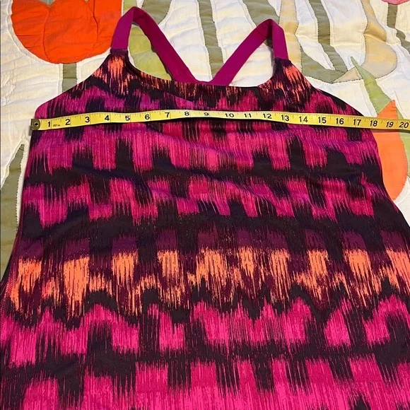 The North Face Trailwear Athletic Pink and Orange Tank Top - Picture 6 of 9